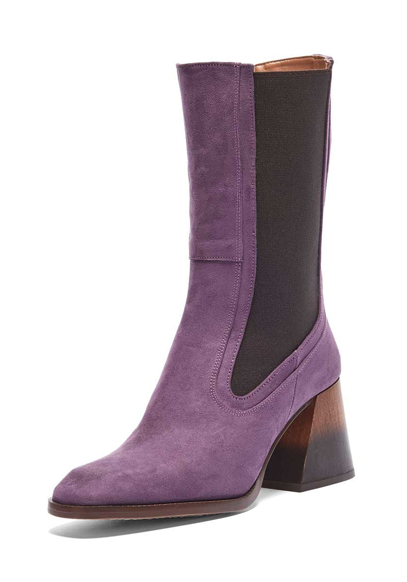 Vegan Boots Lola Lilac Suede