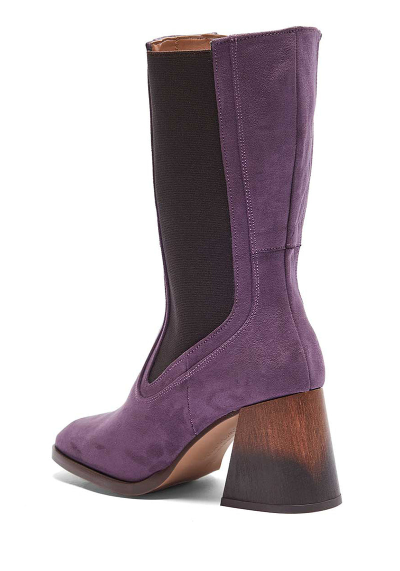 Vegan Boots Lola Lilac Suede
