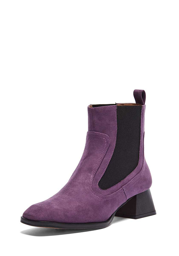 Vegan Boots Lorena Lilac Suede