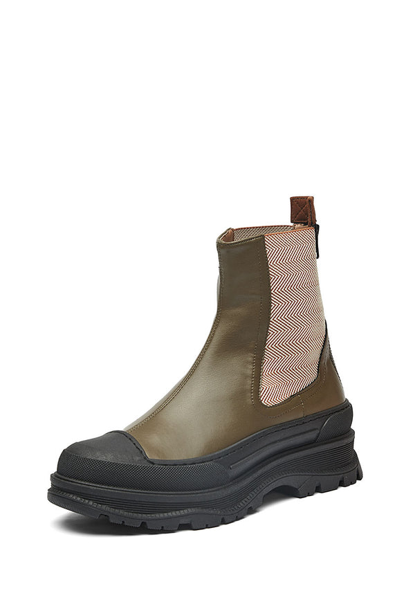 BOTAS VEGANAS NINA NAPA KAKI